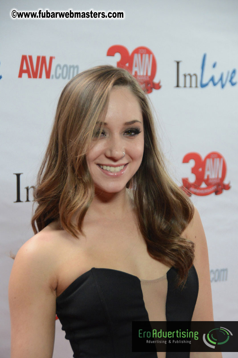 Red Carpet Arrivals for the AVN Awards