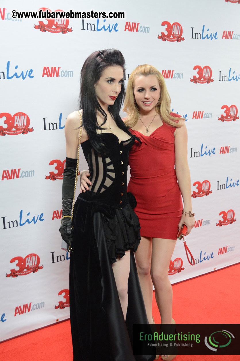 Red Carpet Arrivals for the AVN Awards