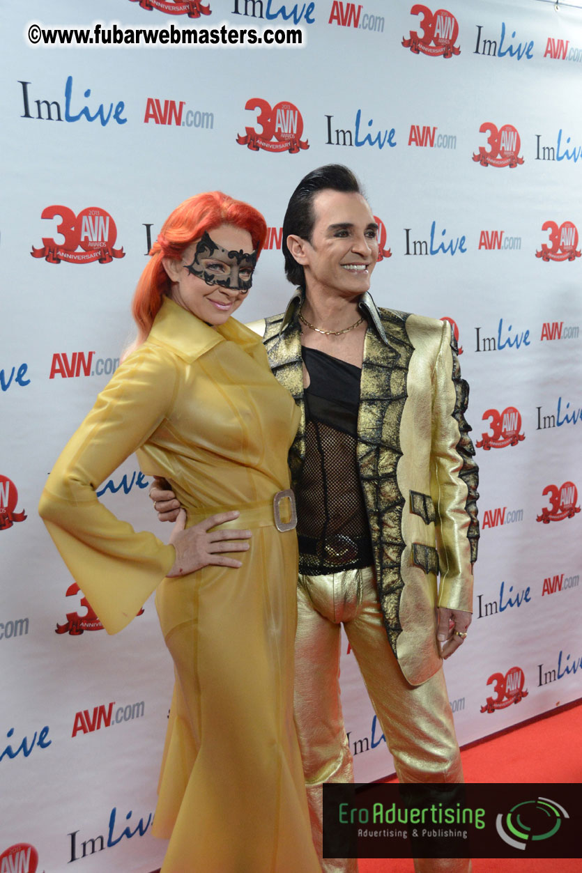 Red Carpet Arrivals for the AVN Awards