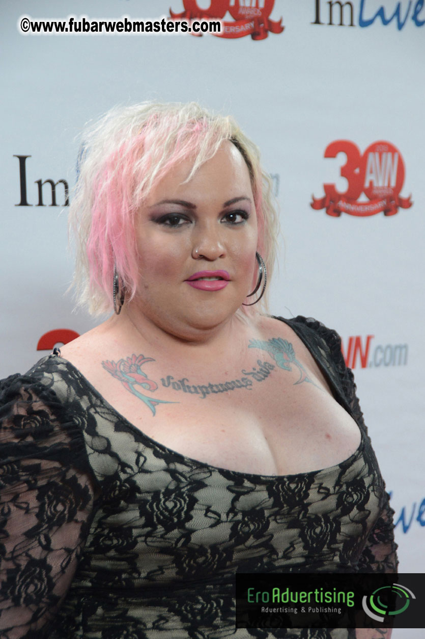 Red Carpet Arrivals for the AVN Awards