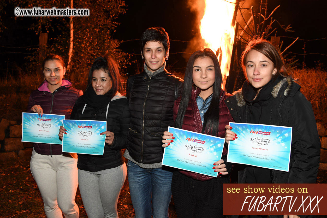 Prize Awards and Bonfire