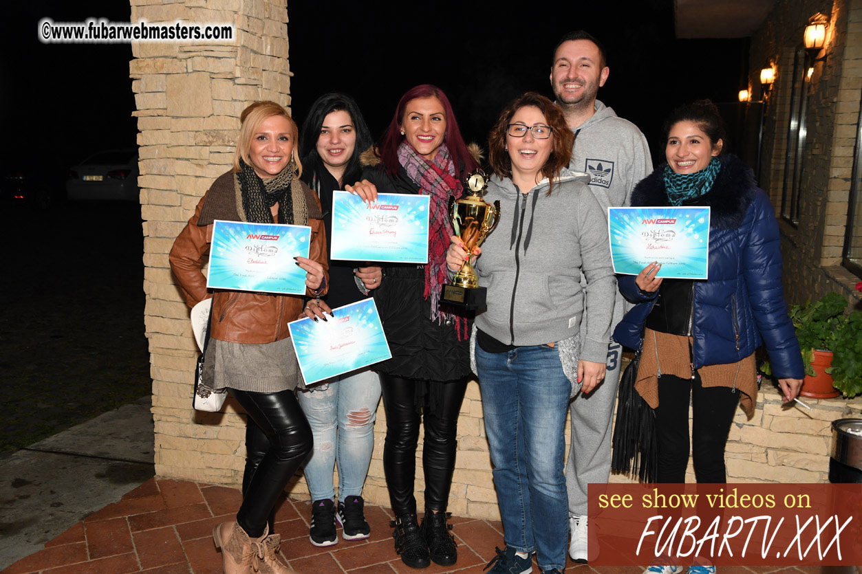 Prize Awards and Bonfire