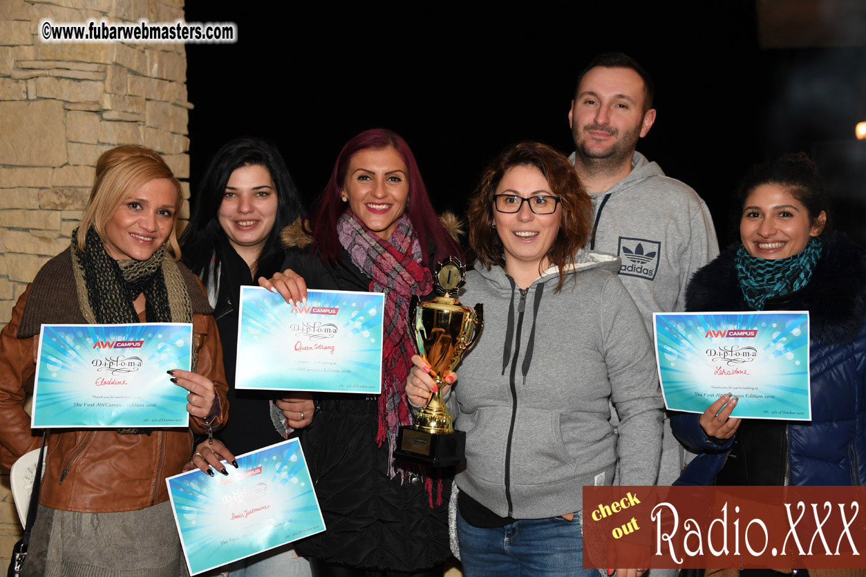 Prize Awards and Bonfire