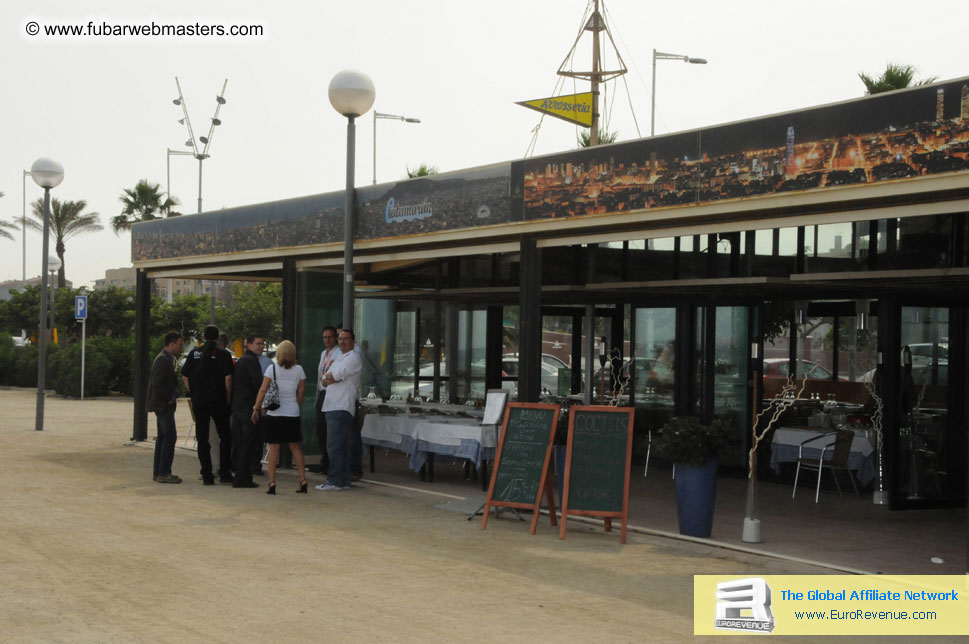 Dinner at the Catamaran