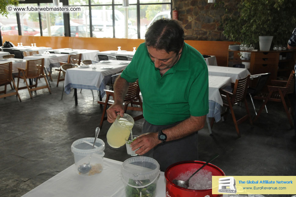 Dinner at the Catamaran