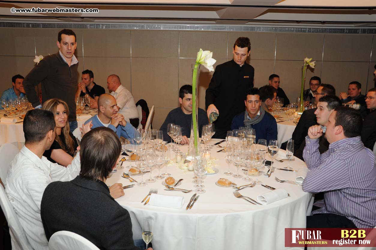 Dinner at the Arts Hotel in Port Olympic