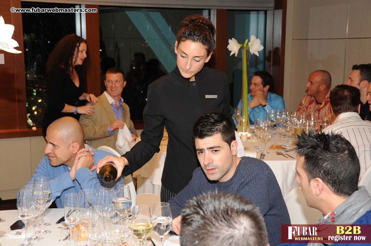 Dinner at the Arts Hotel in Port Olympic