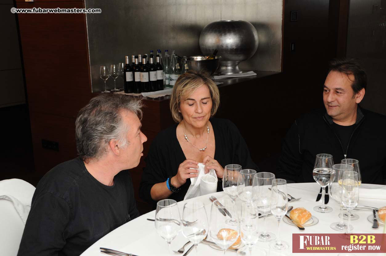 Dinner at the Arts Hotel in Port Olympic