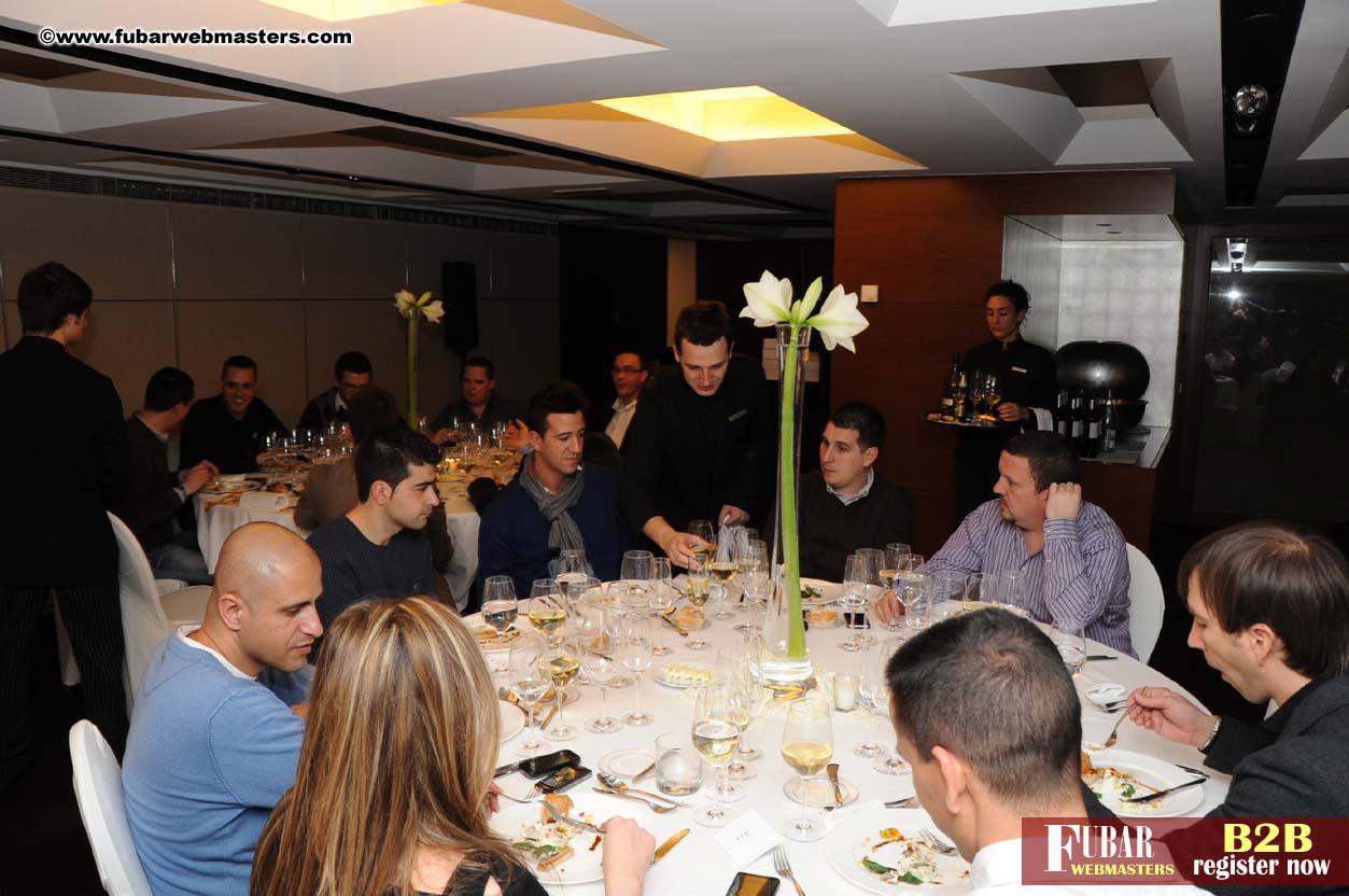 Dinner at the Arts Hotel in Port Olympic