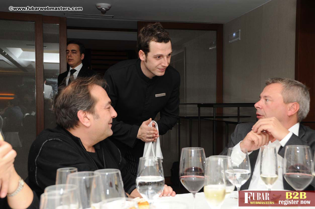 Dinner at the Arts Hotel in Port Olympic