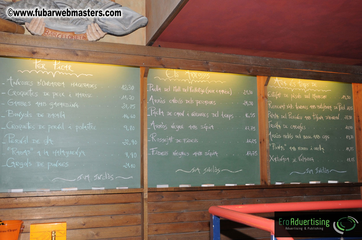 Dinner @ Restaurant Barceloneta