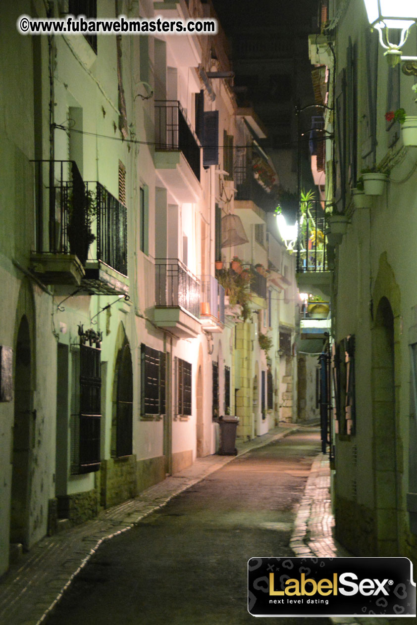 Sitges at night
