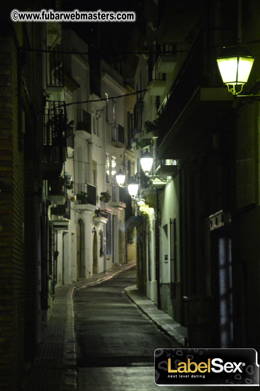 Sitges at night