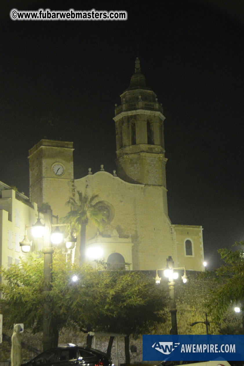 Sitges at night