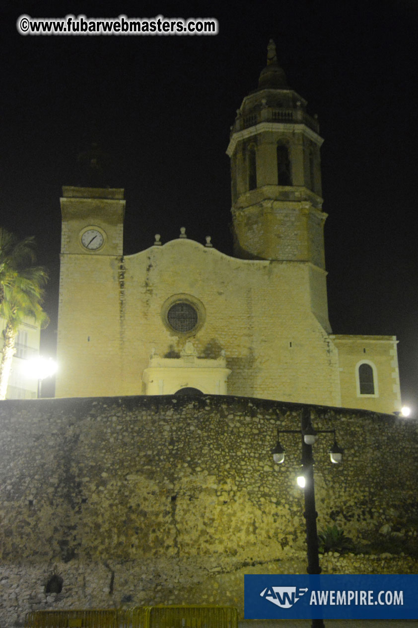 Sitges at night