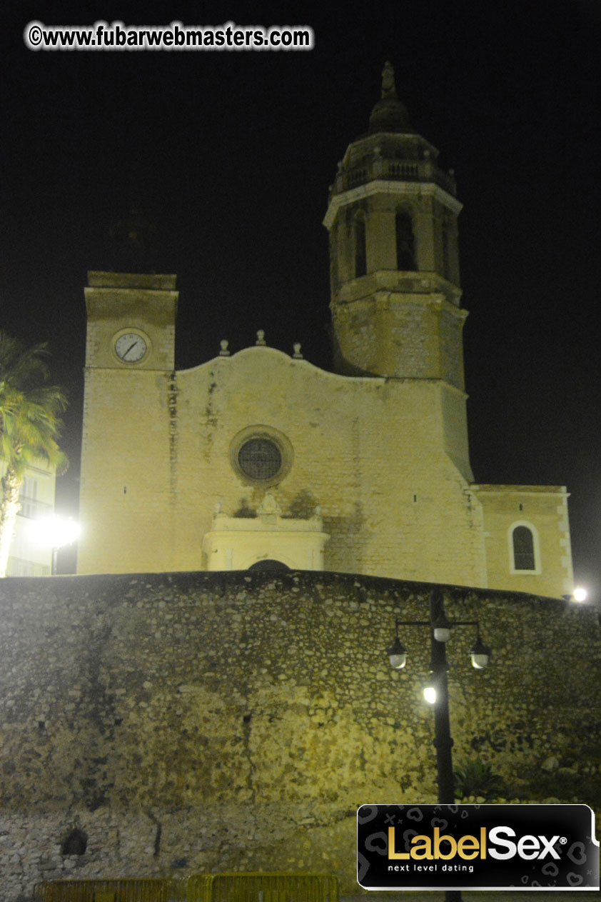 Sitges at night