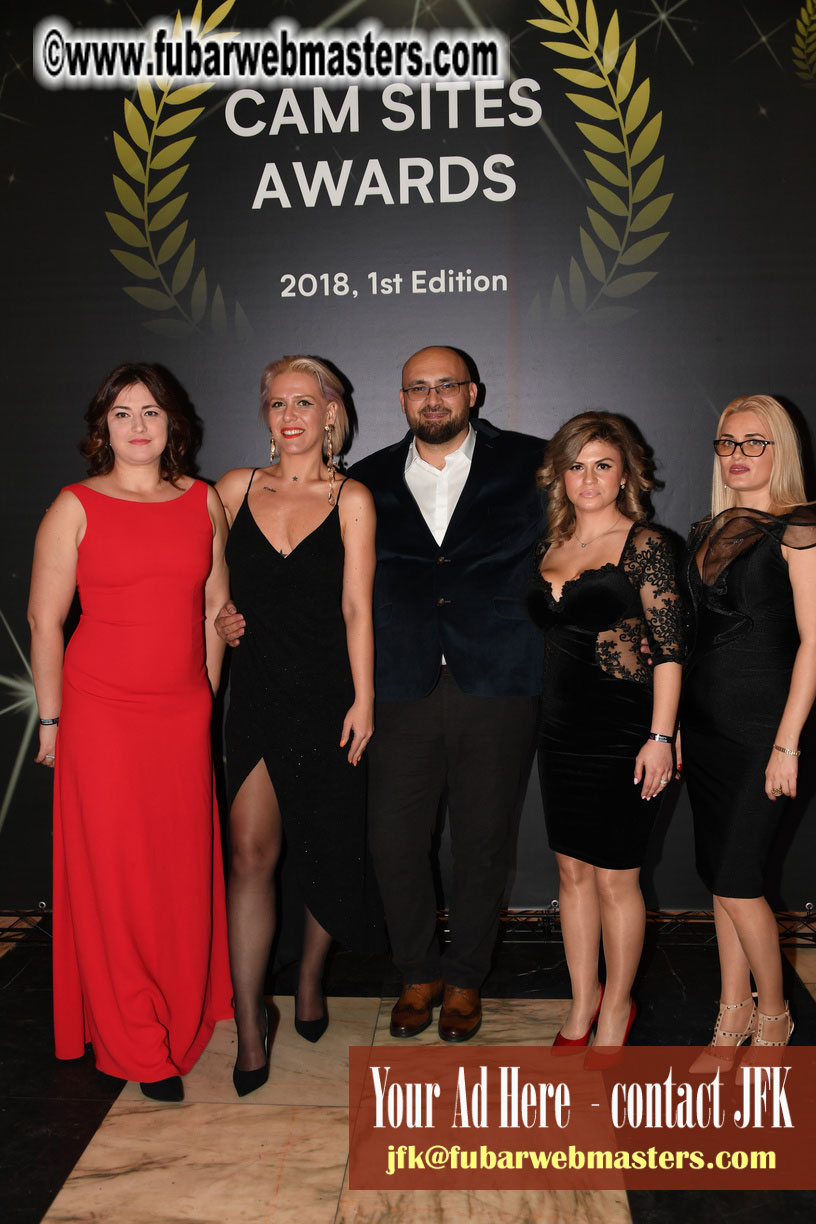 Cam-sites AWARDS Gala