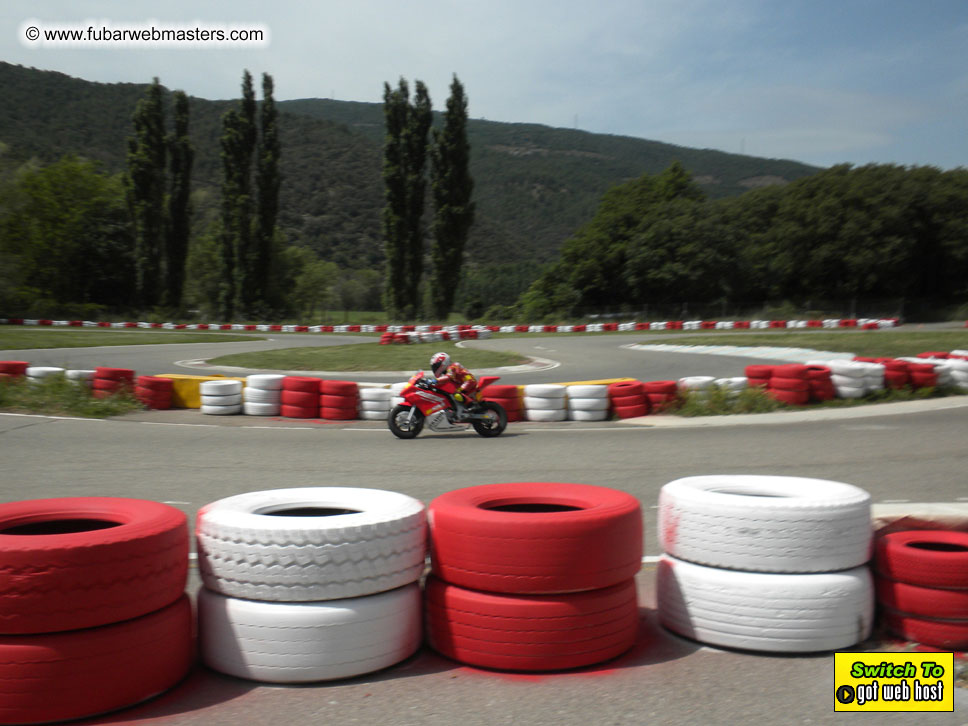 Karting in the mountains of Spain