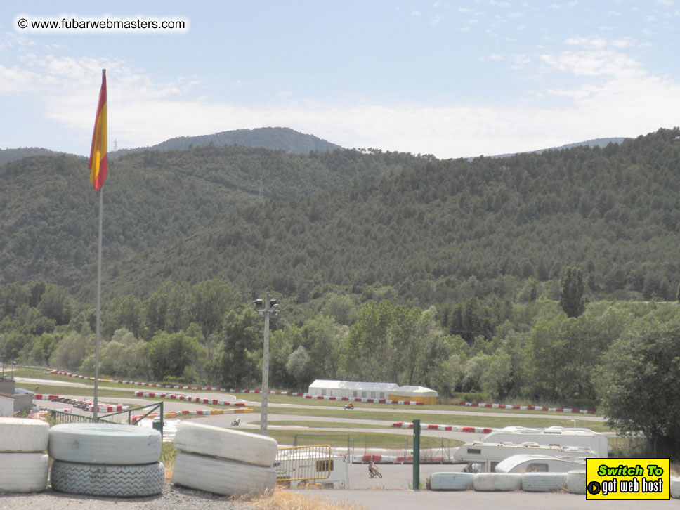 Karting in the mountains of Spain
