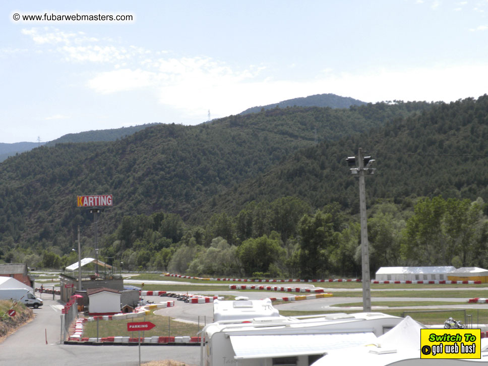 Karting in the mountains of Spain