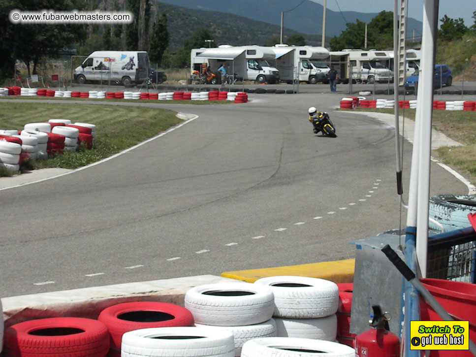 Karting in the mountains of Spain