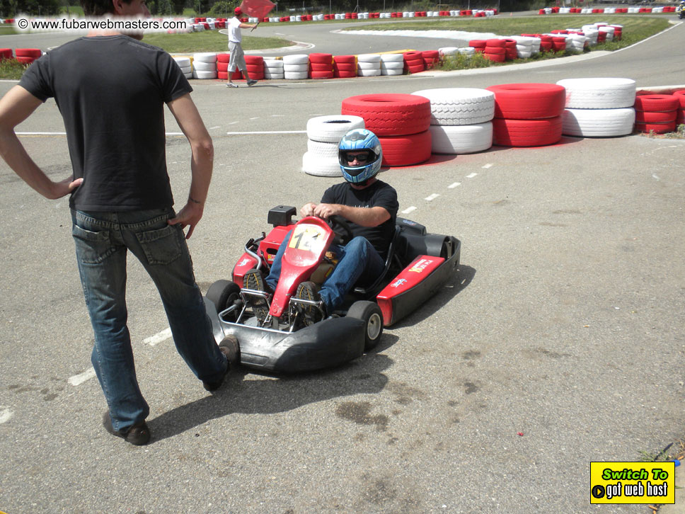Karting in the mountains of Spain