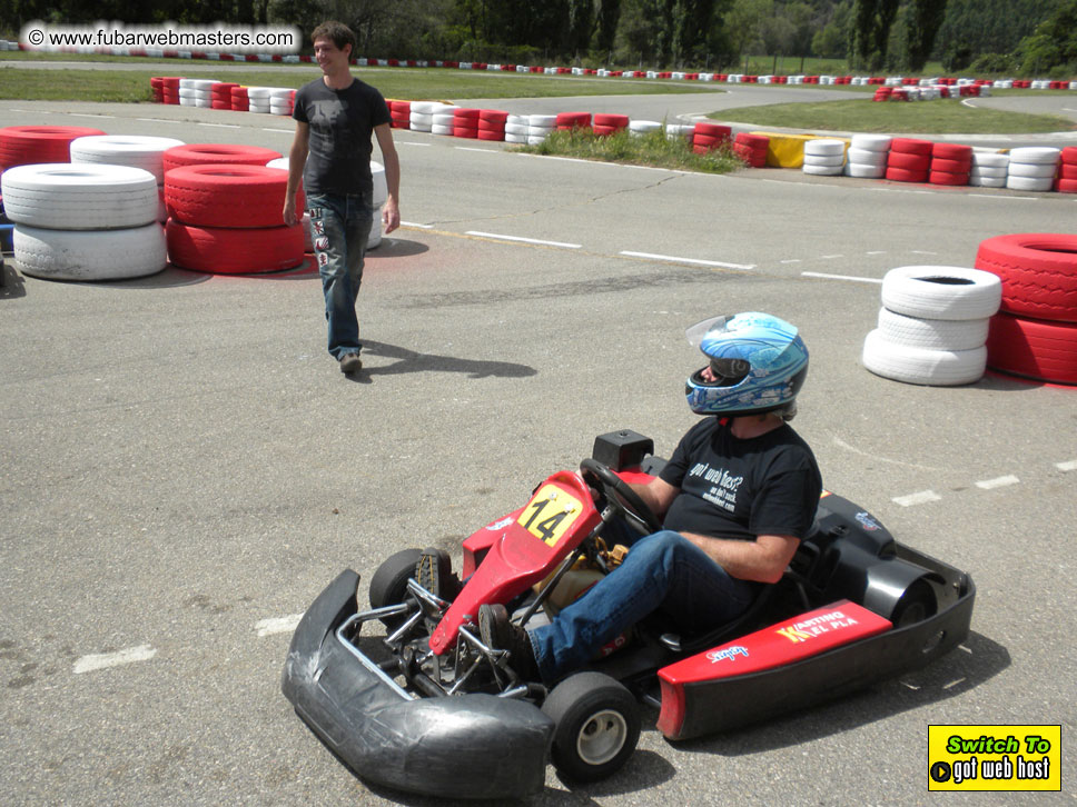Karting in the mountains of Spain