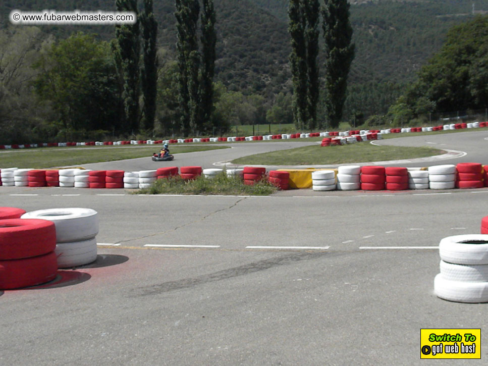 Karting in the mountains of Spain