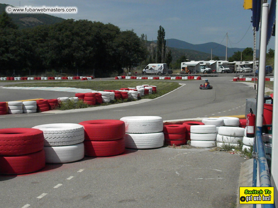 Karting in the mountains of Spain