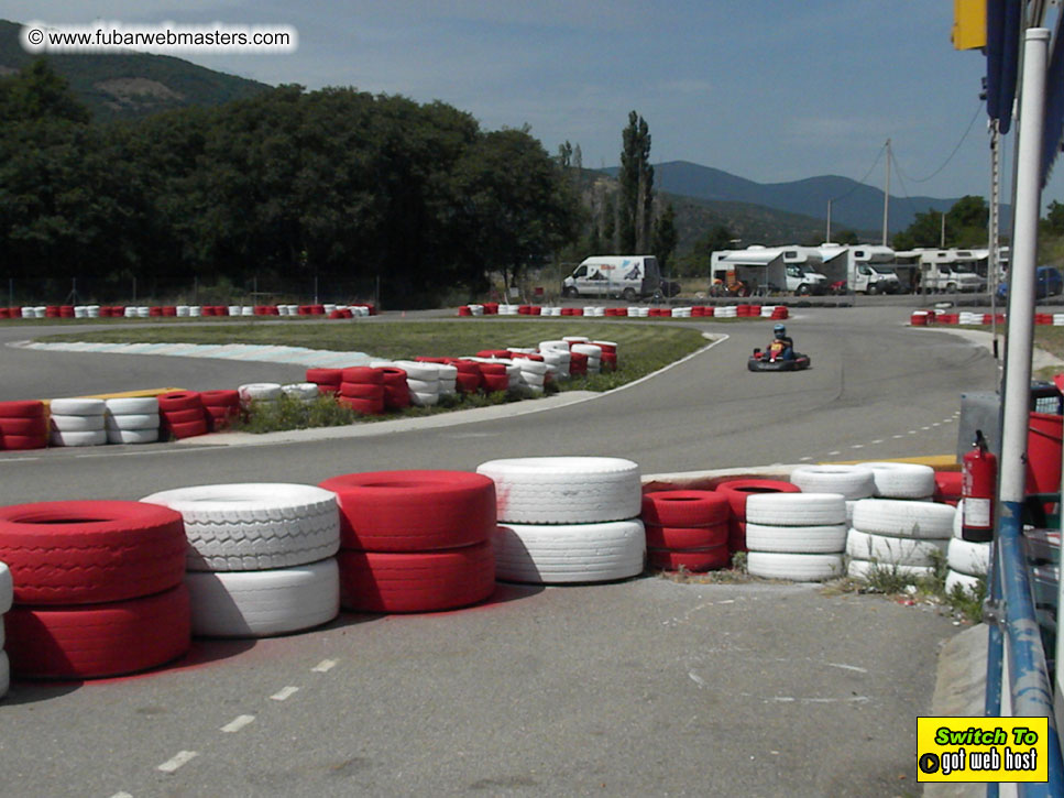 Karting in the mountains of Spain