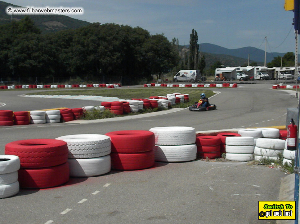 Karting in the mountains of Spain
