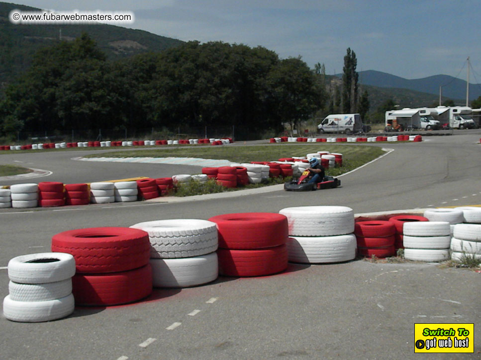 Karting in the mountains of Spain