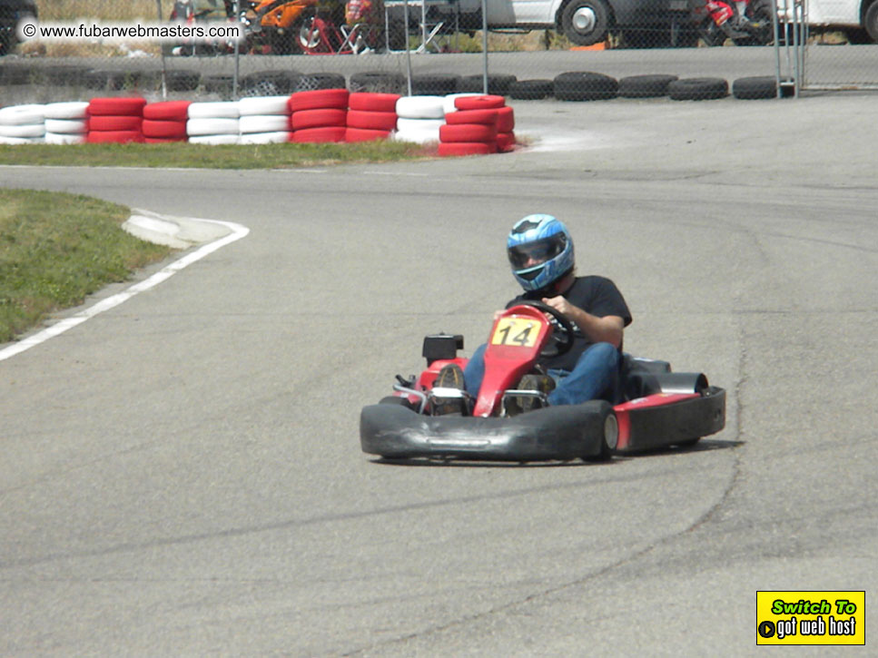 Karting in the mountains of Spain