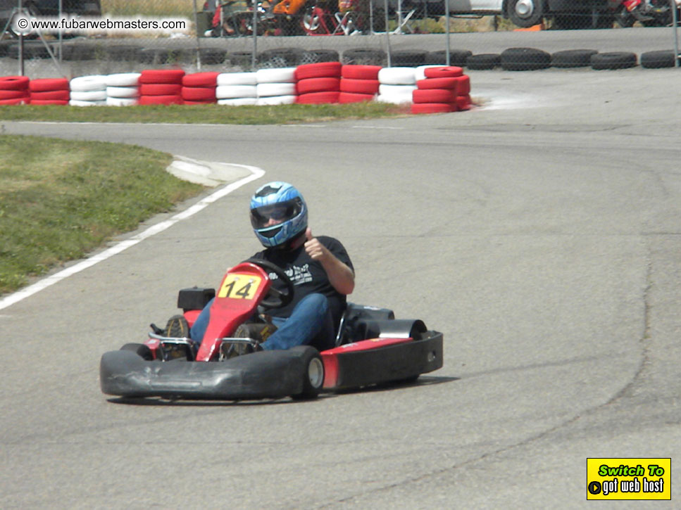 Karting in the mountains of Spain