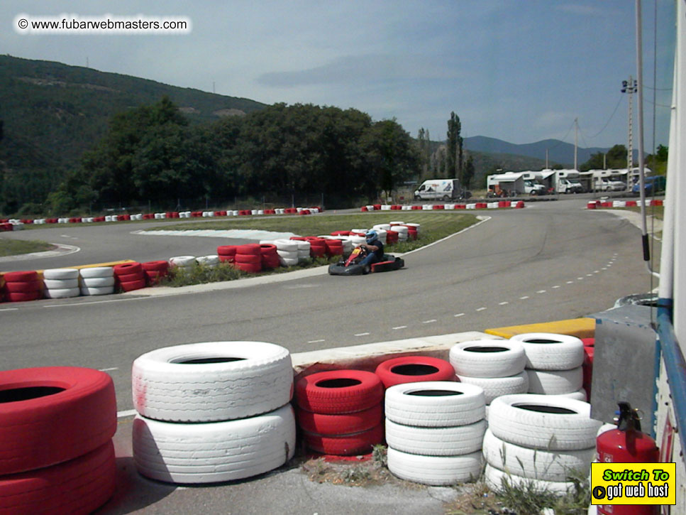 Karting in the mountains of Spain