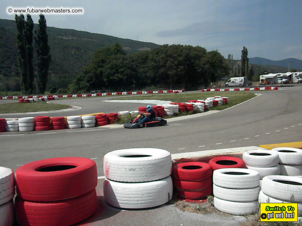 Karting in the mountains of Spain