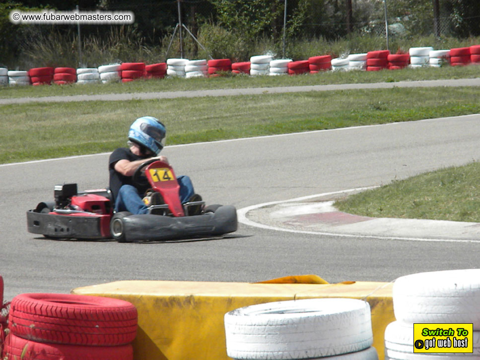 Karting in the mountains of Spain