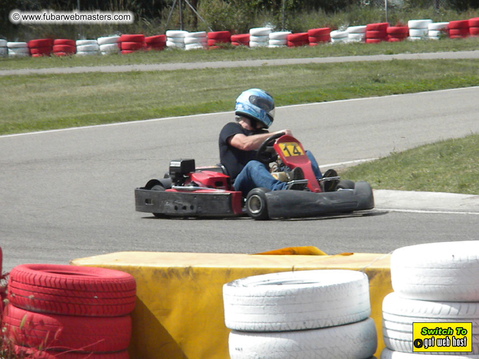 Karting in the mountains of Spain