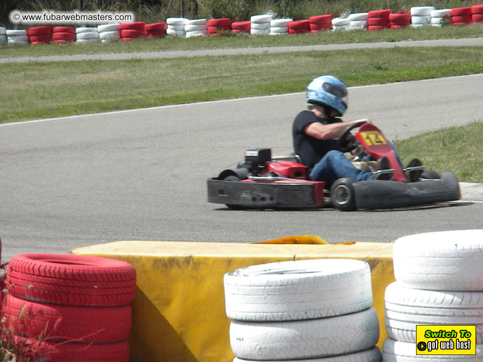 Karting in the mountains of Spain