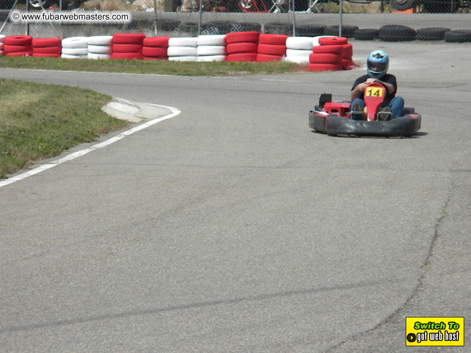 Karting in the mountains of Spain