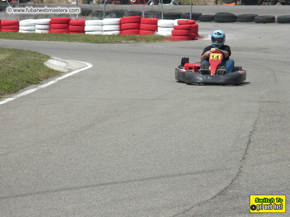 Karting in the mountains of Spain