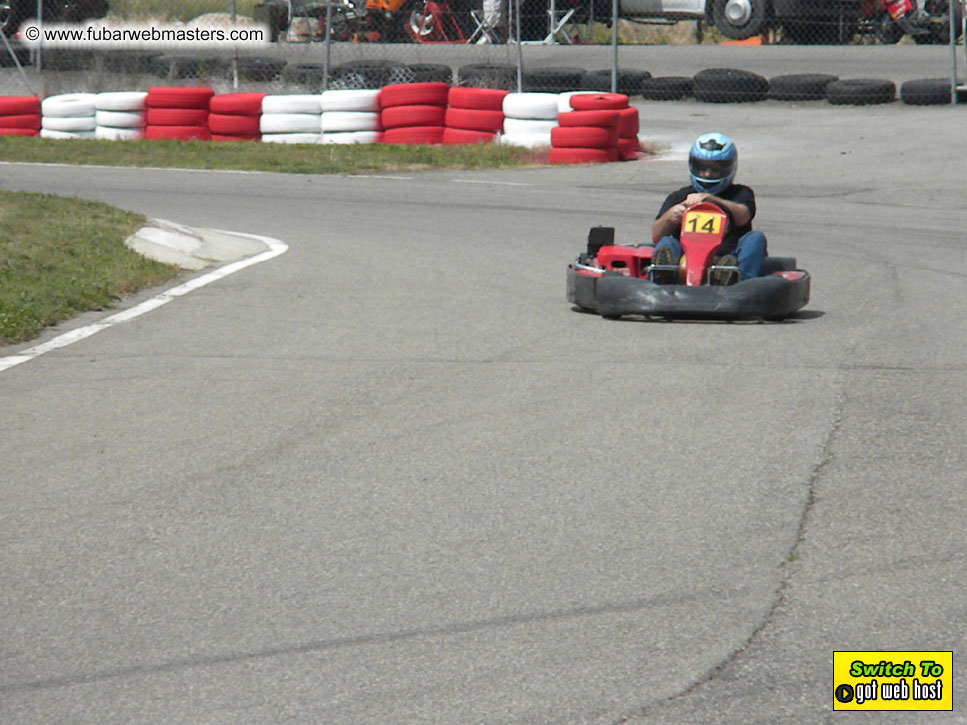 Karting in the mountains of Spain