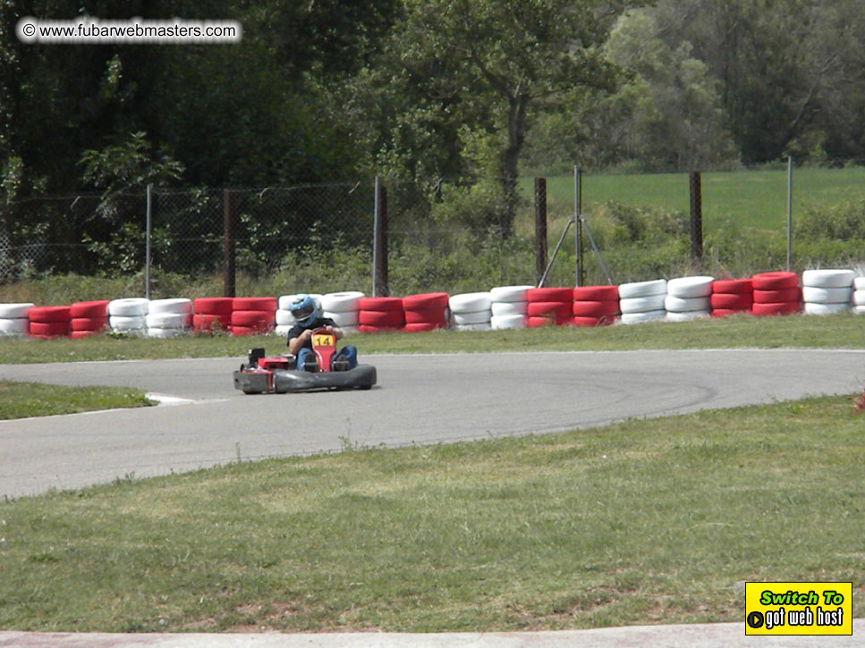 Karting in the mountains of Spain
