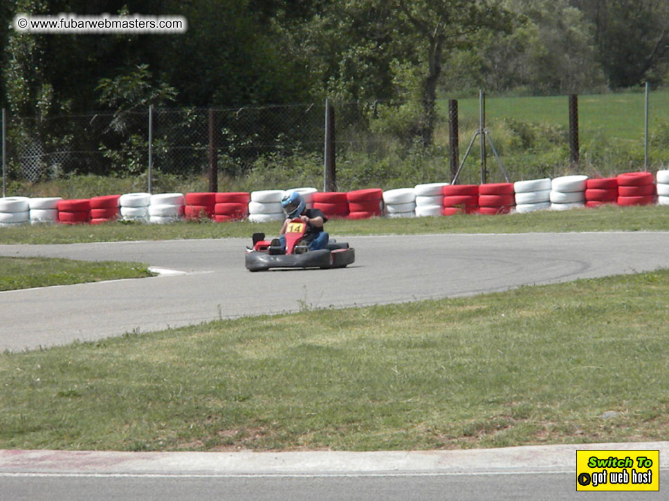 Karting in the mountains of Spain