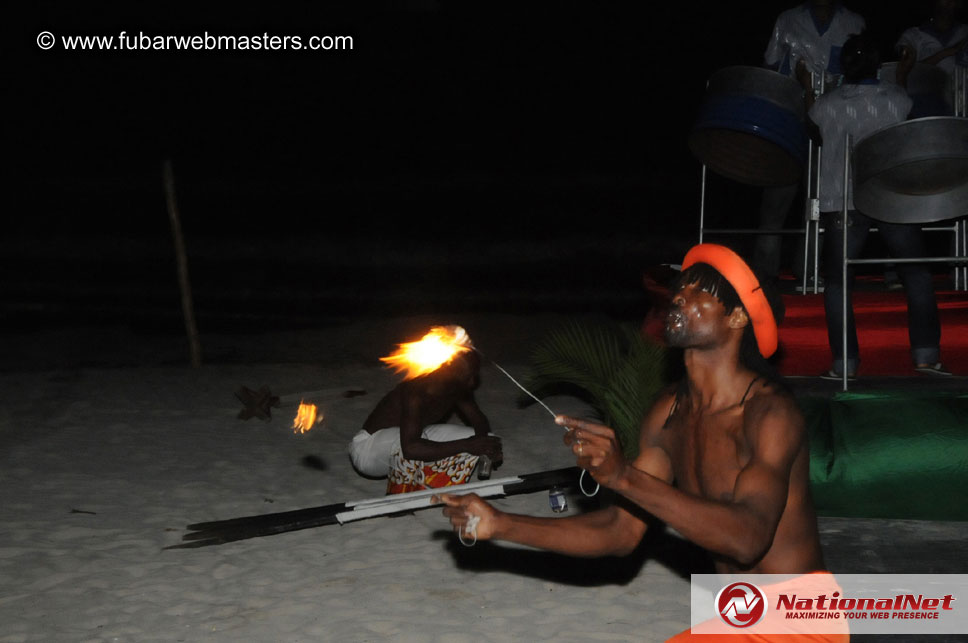 Beach Bar Dinner and Entertainment