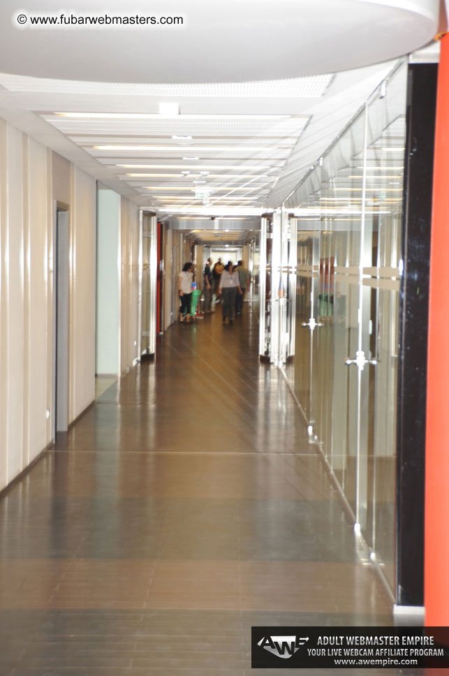 Visit to AWE offices, Budapest, Hungary