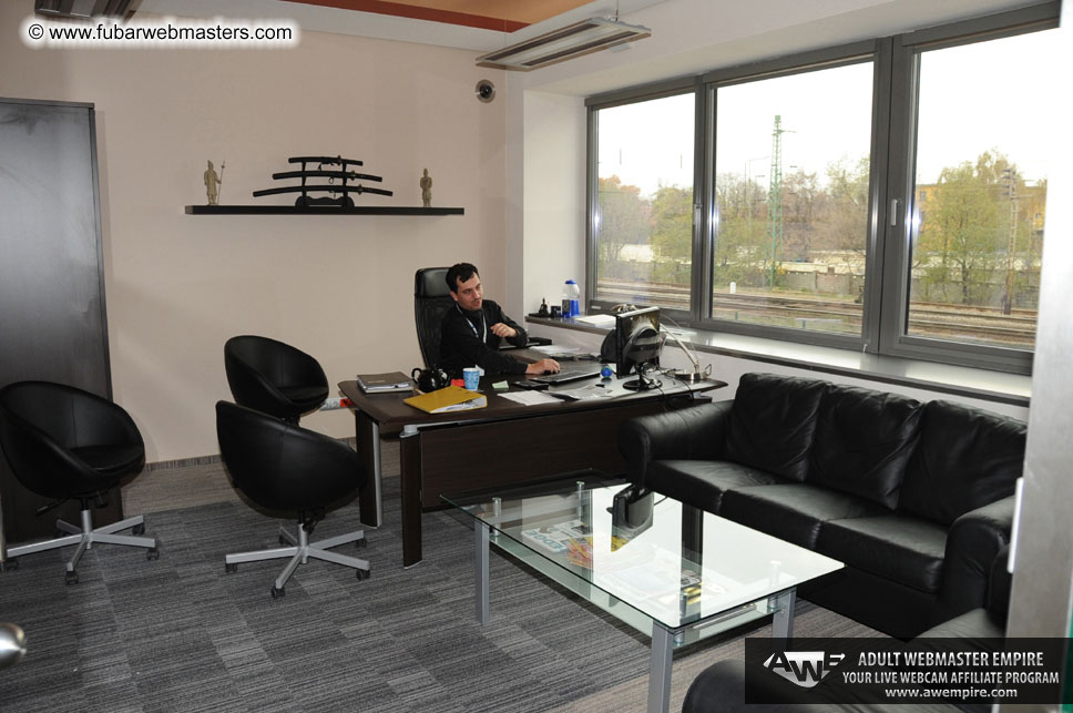 Visit to AWE offices, Budapest, Hungary