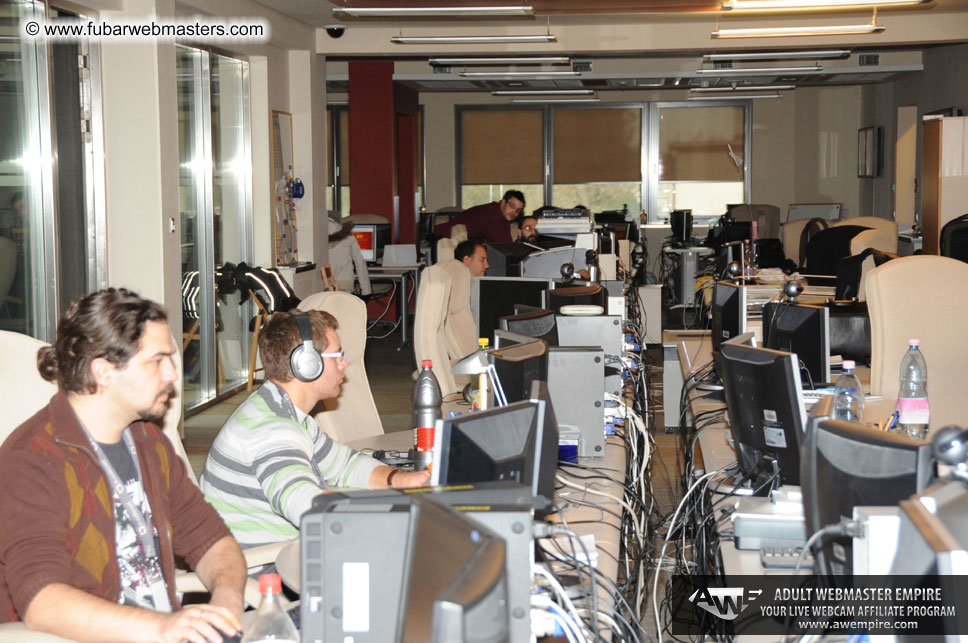 Visit to AWE offices, Budapest, Hungary