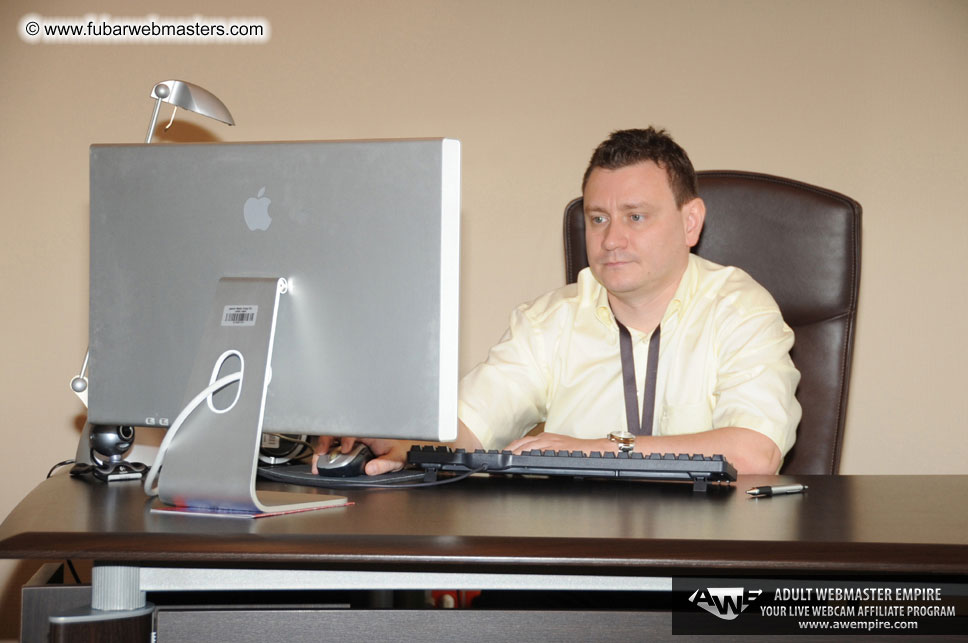 Visit to AWE offices, Budapest, Hungary