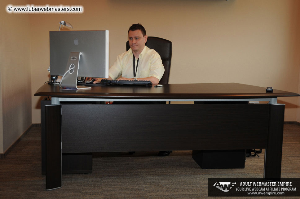 Visit to AWE offices, Budapest, Hungary